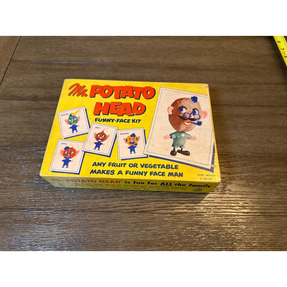 Hasbro Mr Potato Head Funny Face Kit Vintage Kids OS Retro Hassenfeld Bros Toy